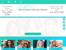 Tablet Screenshot of irwincosmeticdentist.com